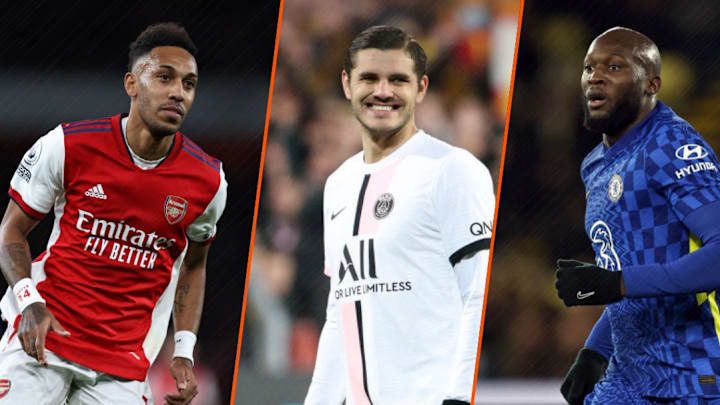 Aubameyang, Icardi, Lukaku