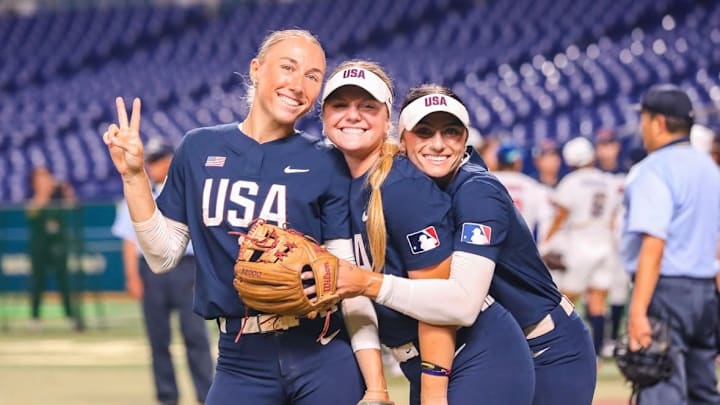 The 2025 USA Softball All-Star Showcase features the U.S. Women’s National Team, AUSL athletes, and some of college softball’s current stars.