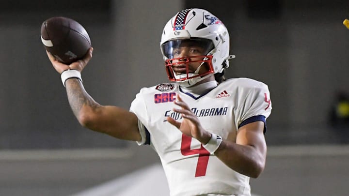 South Alabama Jaguars quarterback Bishop Davenport isn't a household name, but he could cause issues for Auburn.