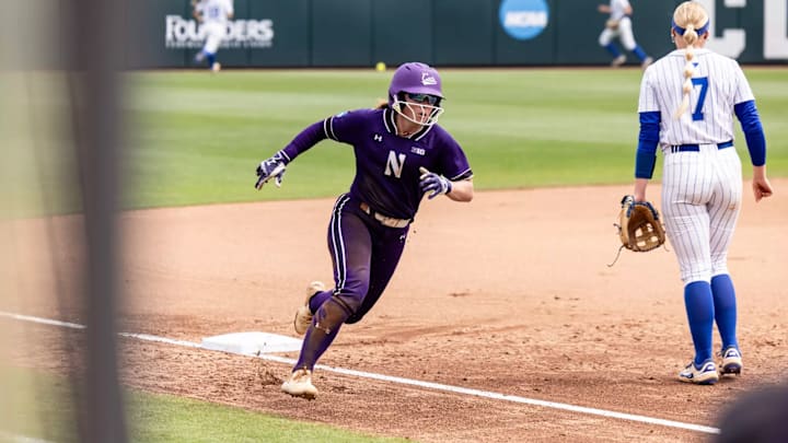 May 16, 2025, Clemson, SC: A game between Northwestern Softball and Kentucky at McWhorter Stadium in Clemson, SC on Friday, May 16, 2025.