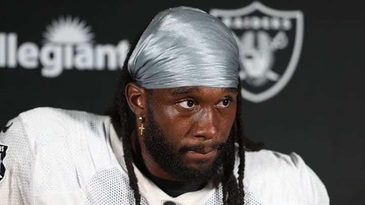 Las Vegas Raiders RB Alexander Mattison