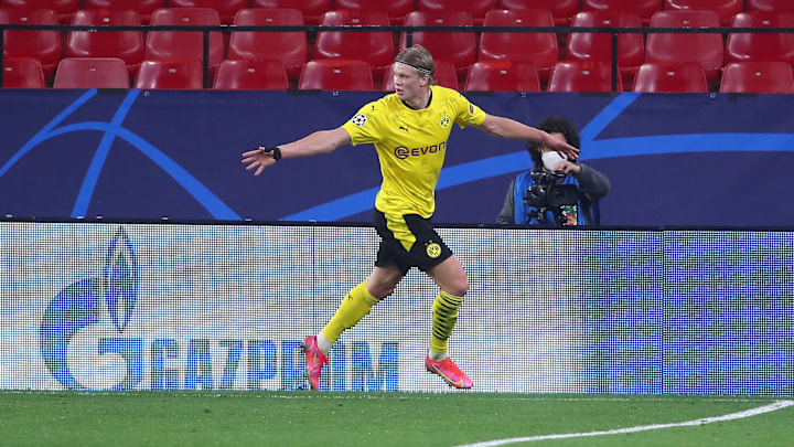 Haaland podría terminar en el Barça