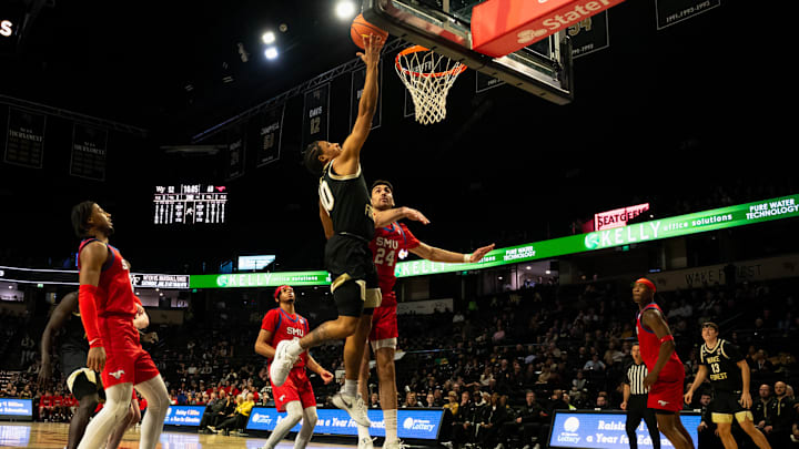 Wake Forest men's basketball suffered a 91-79 loss to SMU at the Joel on Tuesday night. 