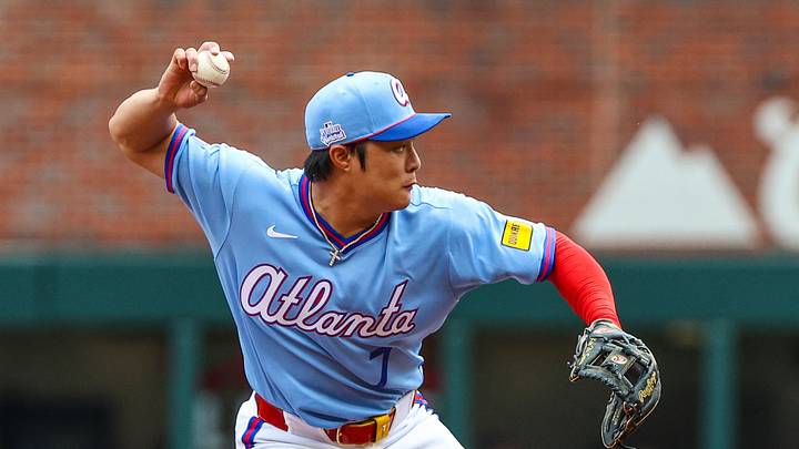 Jun 6, 2026; Cumberland, Georgia, USA; Atlanta Braves shortstop Ha-Seong Kim (7) throws the ball to first base for an out against the Pittsburgh Pirates during the second inning at Truist Park. Mandatory Credit: Jordan Godfree-Imagn Images Jun 6, 2026; Cumberland, Georgia, USA; Atlanta Braves shortstop Ha-Seong Kim (7) throws the ball to first base for an out against the Pittsburgh Pirates during the second inning at Truist Park. Mandatory Credit: Jordan Godfree-Imagn Images
