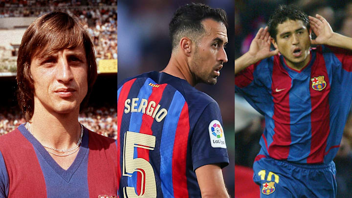 Busquets has drawn previous praise Cruyff and Riquelme