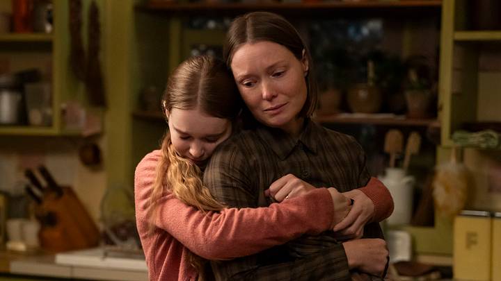 Summer H. Howell, Samantha Sloyan in Carrie. Summer H. Howell, Samantha Sloyan in Carrie.