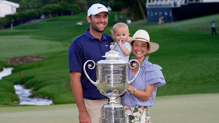 Scottie Scheffler shares two boys with his wife, Meredith Scudder. Scottie Scheffler shares two boys with his wife, Meredith Scudder.