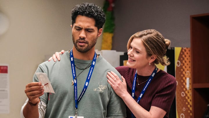 DMV - “Blindspot” – Pictured L to R: Alex Tarrant as Noa and Harriet Dyer as Colette DMV - “Blindspot” – Pictured L to R: Alex Tarrant as Noa and Harriet Dyer as Colette