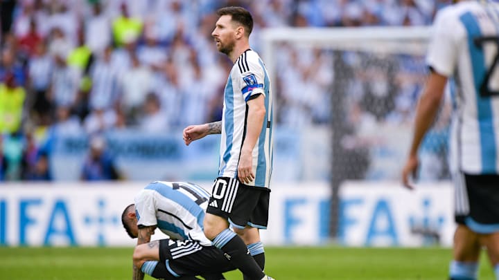 Di María e Messi desabaram com resultado inacreditável na estreia do Mundial do Catar 
