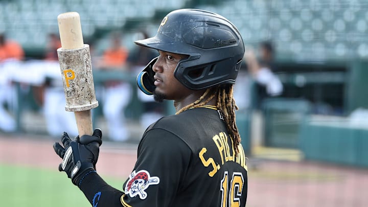 (FCL) Pirates' on deck Shalin Polanco. The Florida Complex League (FCL) Orioles played their first
