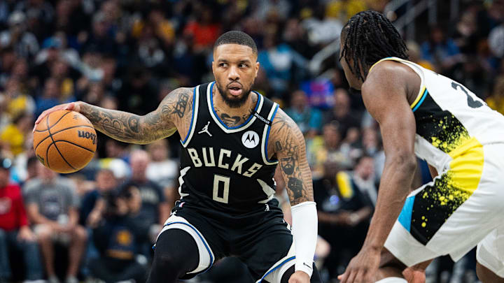 Milwaukee Bucks guard Damian Lillard.