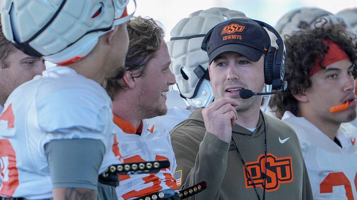 Oklahoma State defensive coordinator Skyler Cassity. Oklahoma State defensive coordinator Skyler Cassity.