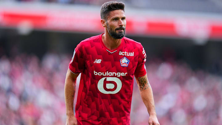 Olivier Giroud et les Lillois se procurent beaucoup d'occasions depuis le début de la saison.