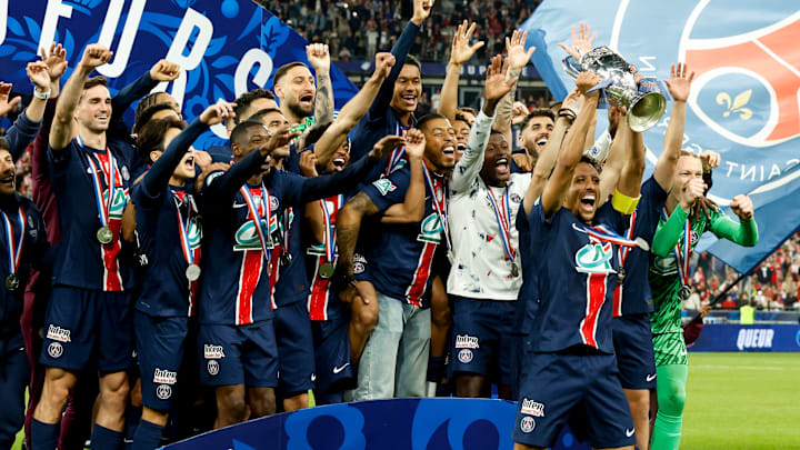 Le PSG vainqueur de la Coupe de France la saison passée