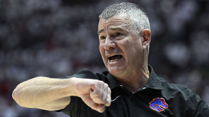 Boise State Broncos head coach Leon Rice. Boise State Broncos head coach Leon Rice.