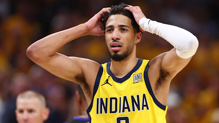 Indiana Pacers guard Tyrese Haliburton (0).