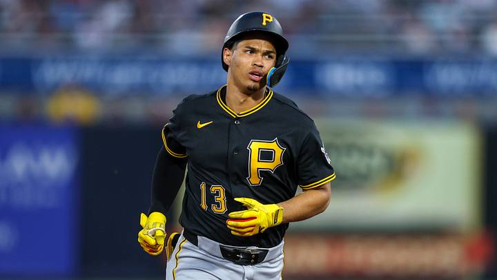 Mar 9, 2026; Tampa, Florida, USA; Pittsburgh Pirates designated hitter Endy Rodriguez (13) runs the bases after hitting a home run against the New York Yankees in the fifth inning during spring training at George M. Steinbrenner Field. Mandatory Credit: Nathan Ray Seebeck-Imagn Images Mar 9, 2026; Tampa, Florida, USA; Pittsburgh Pirates designated hitter Endy Rodriguez (13) runs the bases after hitting a home run against the New York Yankees in the fifth inning during spring training at George M. Steinbrenner Field. Mandatory Credit: Nathan Ray Seebeck-Imagn Images