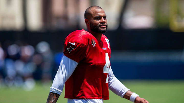 Dak Prescott suffered a scary hit from Micah Parsons during training camp on Tuesday.