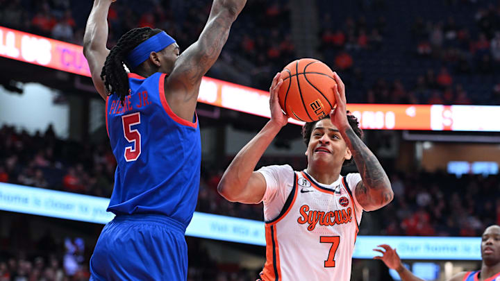 Syracuse basketball stormed back in the second half to stun SMU, and Kiyan Anthony was a big reason why the Orange won.