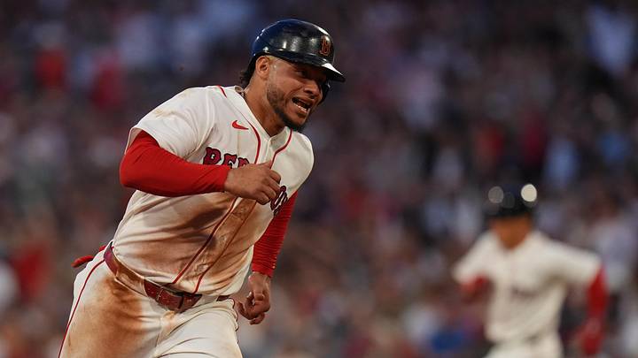 Jun 3, 2026; Boston, Massachusetts, USA; Boston Red Sox first baseman Willson Contreras (40) and designated hitter Masataka Yoshida (7) round the bases to score against the Baltimore Orioles in the fifth inning at Fenway Park. Mandatory Credit: David Butler II-Imagn Images Jun 3, 2026; Boston, Massachusetts, USA; Boston Red Sox first baseman Willson Contreras (40) and designated hitter Masataka Yoshida (7) round the bases to score against the Baltimore Orioles in the fifth inning at Fenway Park. Mandatory Credit: David Butler II-Imagn Images