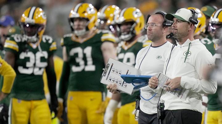 Green Bay Packers head coach Matt LaFleur is shown during the fourth quarter of their game Thursday, Sept. 24, 2026 at Lambeau Field in Green Bay, Wisconsin. The Atlanta Falcons beat there Green Bay Packers 35-14. Green Bay Packers head coach Matt LaFleur is shown during the fourth quarter of their game Thursday, Sept. 24, 2026 at Lambeau Field in Green Bay, Wisconsin. The Atlanta Falcons beat there Green Bay Packers 35-14.