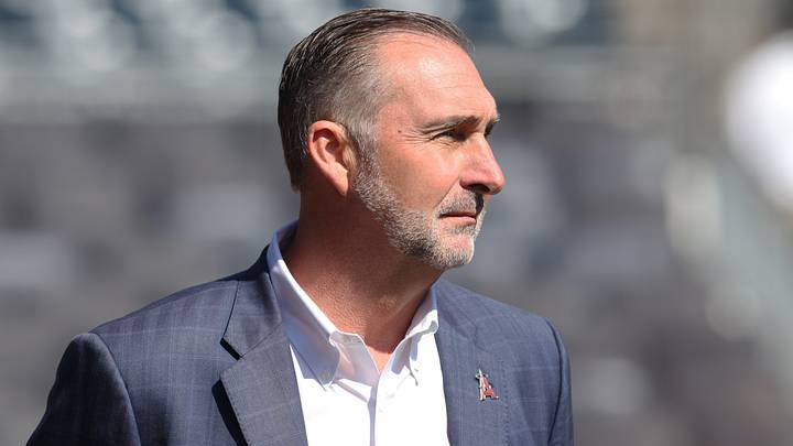Sep 6, 2026; Pittsburgh, Pennsylvania, USA; Los Angeles Angels interim general manager John Mozeliak looks on before the game against the Pittsburgh Pirates at PNC Park. Mandatory Credit: Charles LeClaire-Imagn Images Sep 6, 2026; Pittsburgh, Pennsylvania, USA; Los Angeles Angels interim general manager John Mozeliak looks on before the game against the Pittsburgh Pirates at PNC Park. Mandatory Credit: Charles LeClaire-Imagn Images