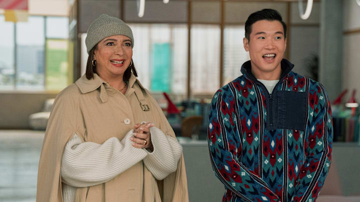 Maya Rudolph and Joel Kim Booster in "Loot," now streaming on Apple TV+