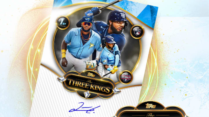 Topps has introduced a program, called Three Kings, surrounded by collecting three 1-of-1s of one player.