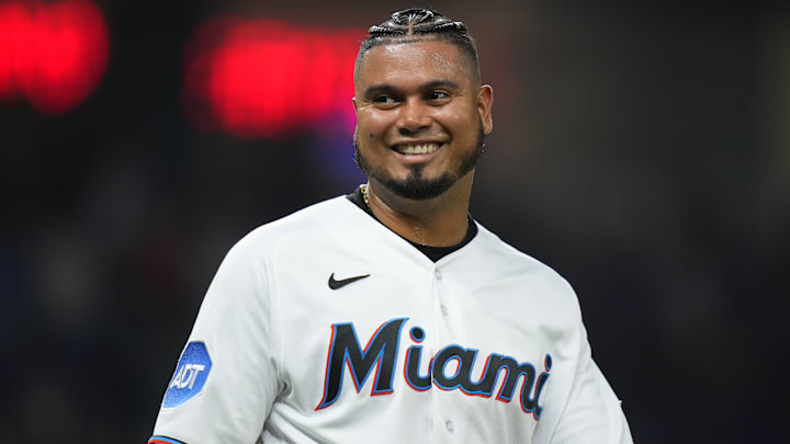 Luis Arráez llegó a los Marlins en el invierno, vía cambio desde los Mellizos 