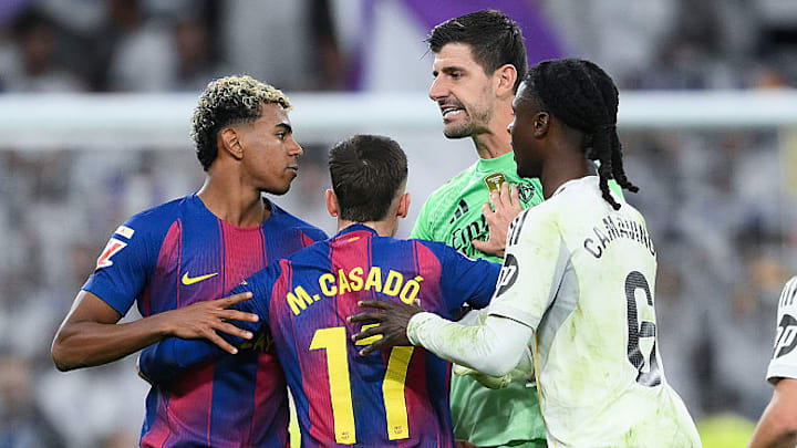 Lamine Yamal made fun of Real Madrid before El Clásico. Lamine Yamal made fun of Real Madrid before El Clásico.