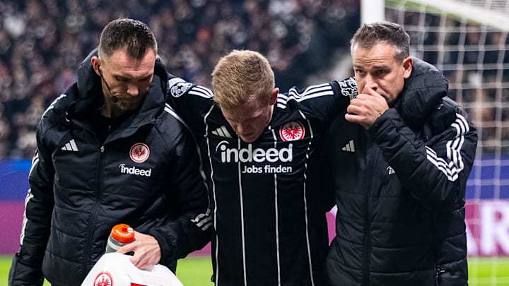 Verletzungssorgen um SGE-Stürmer Jonathan Burkardt