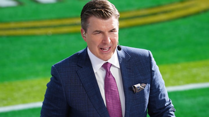 Jan 1, 2025; Pasadena, California, USA; Rece Davis on the ESPN Gameday set at Rose Bowl Stadium. Mandatory Credit: Kirby Lee-Imagn Images Jan 1, 2025; Pasadena, California, USA; Rece Davis on the ESPN Gameday set at Rose Bowl Stadium. Mandatory Credit: Kirby Lee-Imagn Images
