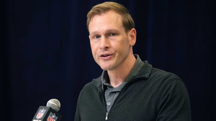 Ben Johnson at the combine described a good working relationship with GM Ryan Poles and apparently it was at work in the Joe Thuney trade.