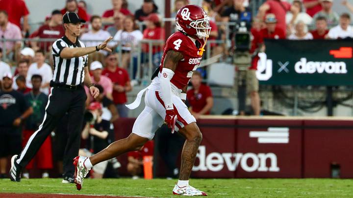 Oklahoma cornerback Courtland Guillory celebrates after breaking up a pass against UTEP. Oklahoma cornerback Courtland Guillory celebrates after breaking up a pass against UTEP.