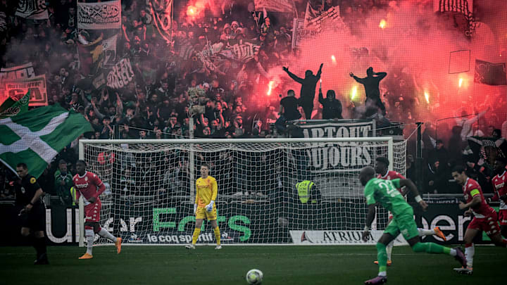 Les supporters toujours présents à Saint-Étienne