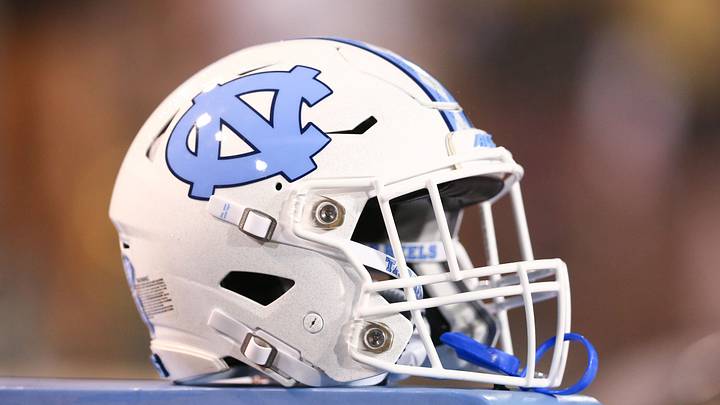 Sep 13, 2019; Winston-Salem, NC, USA; A North Carolina Tar Heels helmet lays on the sidelines during the fourth quarter against the Wake Forest Demon Deacons at BB&T Field. Mandatory Credit: Jeremy Brevard-USA TODAY Sports Sep 13, 2019; Winston-Salem, NC, USA; A North Carolina Tar Heels helmet lays on the sidelines during the fourth quarter against the Wake Forest Demon Deacons at BB&T Field. Mandatory Credit: Jeremy Brevard-USA TODAY Sports