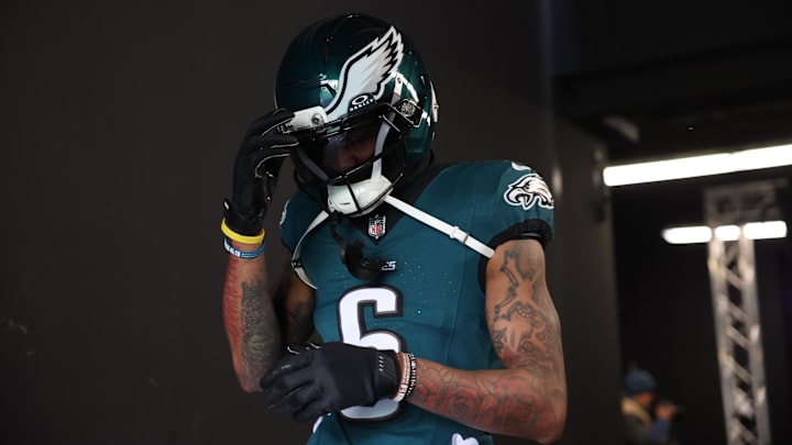 Philadelphia Eagles wide receiver DeVonta Smith Philadelphia Eagles wide receiver DeVonta Smith