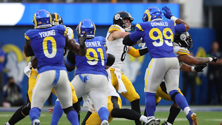 Kobie Turner, Byron Young, Aaron Donald, Los Angeles Rams