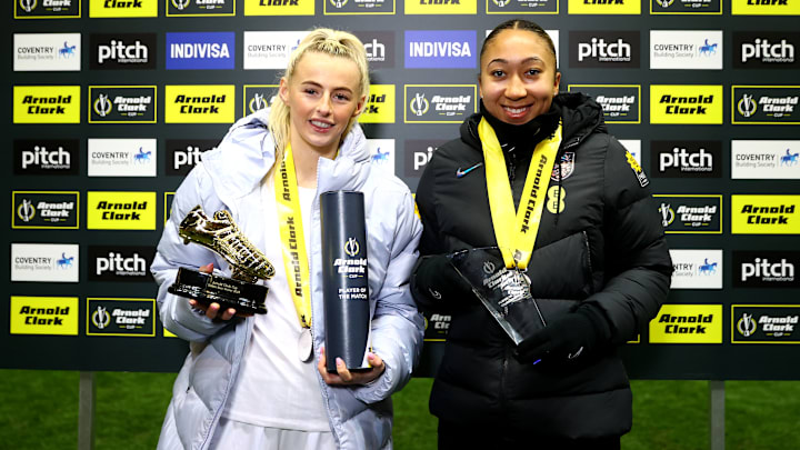 Chloe Kelly scored three goals at the 2023 Arnold Clark Cup