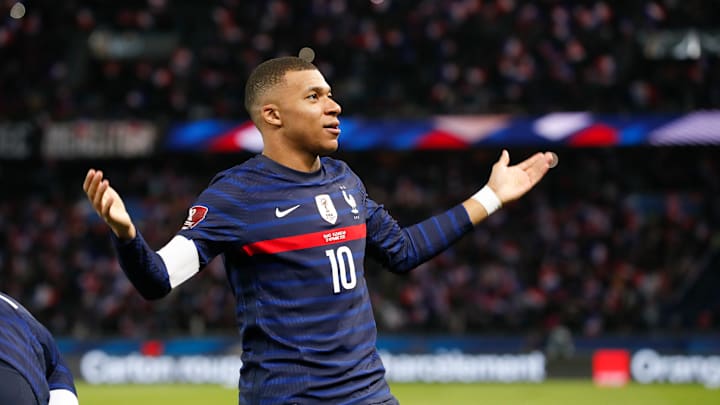 Kylian Mbappé, auteur d'un quadruplé.