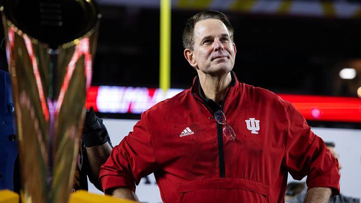 Jan 19, 2026; Miami Gardens, FL, USA; Indiana Hoosiers head coach Curt Cignetti after defeating the Miami Hurricanes in the College Football Playoff National Championship game at Hard Rock Stadium. Mandatory Credit: Mark J. Rebilas-Imagn Images Jan 19, 2026; Miami Gardens, FL, USA; Indiana Hoosiers head coach Curt Cignetti after defeating the Miami Hurricanes in the College Football Playoff National Championship game at Hard Rock Stadium. Mandatory Credit: Mark J. Rebilas-Imagn Images