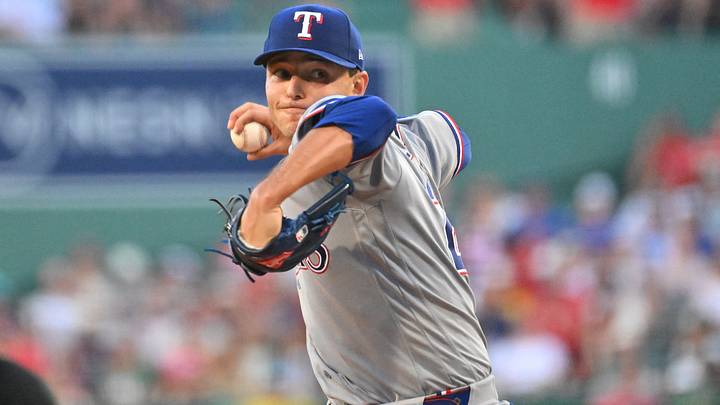 Texas Rangers starting pitcher Jack Leiter. Texas Rangers starting pitcher Jack Leiter.