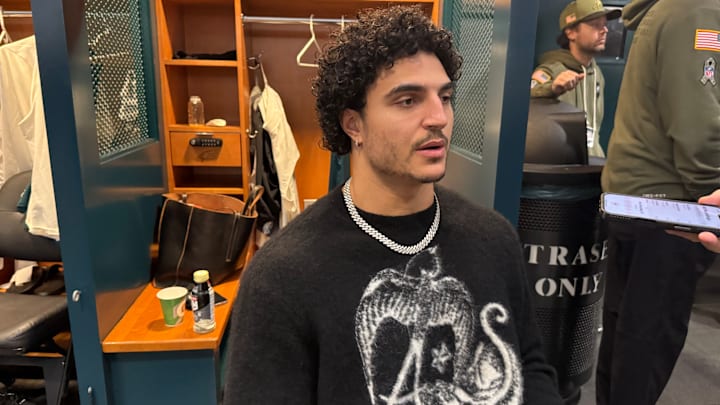 Jaelan Phillips could prove too costly for the Eagles to keep when free agency begins. Jaelan Phillips could prove too costly for the Eagles to keep when free agency begins.