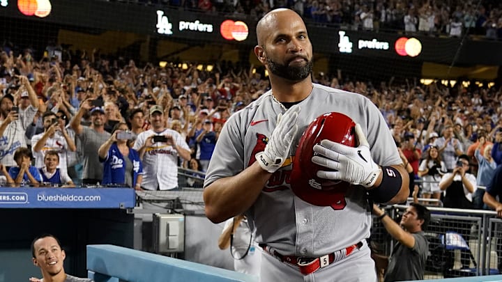 Albert Pujols emocionó con la conquista del jornón 700 de por vida