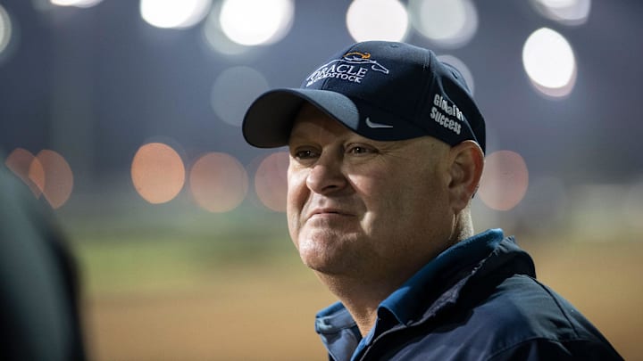 Danny Garage trains Kentucky Derby hopeful, Tax. Tax will be Gargan's first Derby horse. Gargan is a native of Louisville native. May 2, 2019.