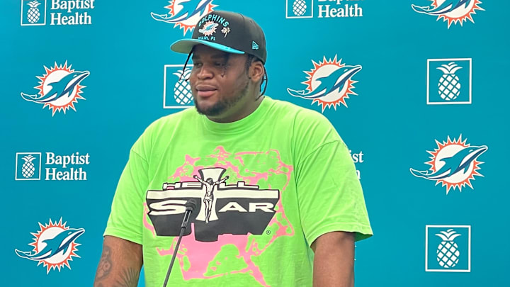 Miami Dolphins first-round pick Kenneth Grant