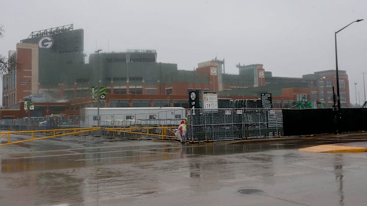 Lambeau Field in Ashwaubenon, Wis., site of the 2025  NFL Draft on April 24-26. 