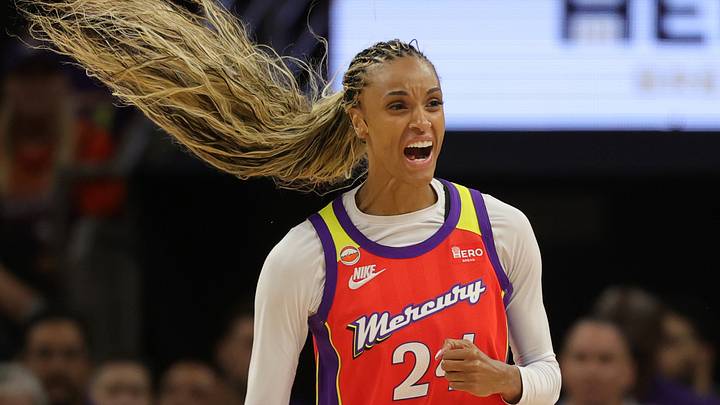 Aug 16, 2026; Phoenix, Arizona, USA; Phoenix Mercury forward DeWanna Bonner (24) against the Portland Fire at Mortgage Matchup Center. Mandatory Credit: Mark J. Rebilas-Imagn Images Aug 16, 2026; Phoenix, Arizona, USA; Phoenix Mercury forward DeWanna Bonner (24) against the Portland Fire at Mortgage Matchup Center. Mandatory Credit: Mark J. Rebilas-Imagn Images