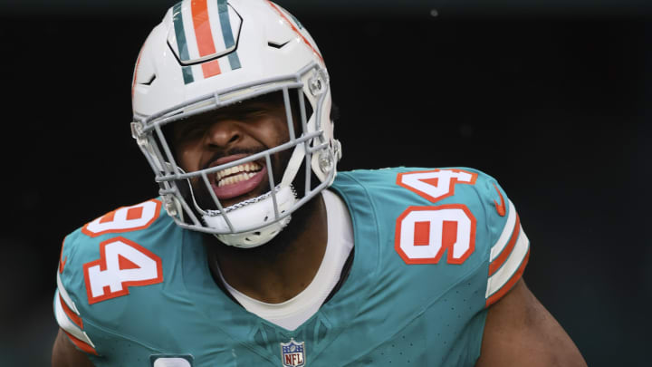 Dec 24, 2023; Miami Gardens, Florida, USA; Miami Dolphins defensive tackle Christian Wilkins (94) Dec 24, 2023; Miami Gardens, Florida, USA; Miami Dolphins defensive tackle Christian Wilkins (94)