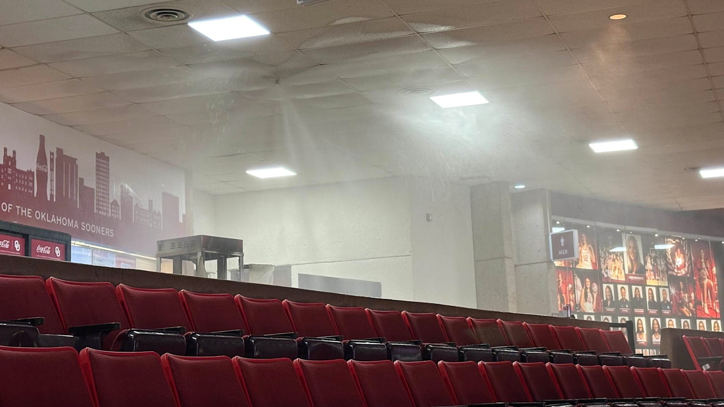 Fire Erupts at Lloyd Noble Center During Oklahoma Basketball Game vs. Georgia